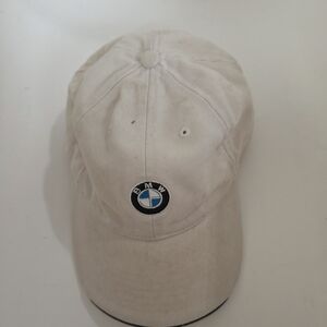 BMW Lifestyle Light Khaki 100% Made from Recycled Bottles Hat Adjustable Back